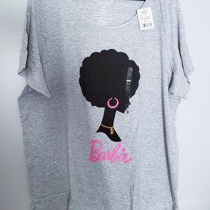 Barbie Logo Short Sleeve Graphic T-Shirt 2X